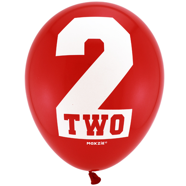 Number 2 Balloon Clipart.