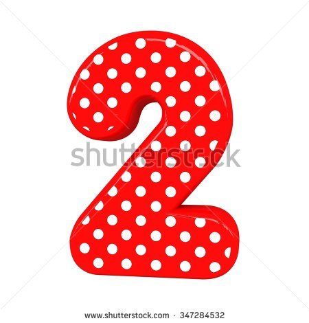 number 2 with dots clipart - Clipground