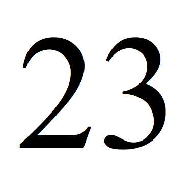 The Number 23 Png & Free The Number 23.png Transparent.