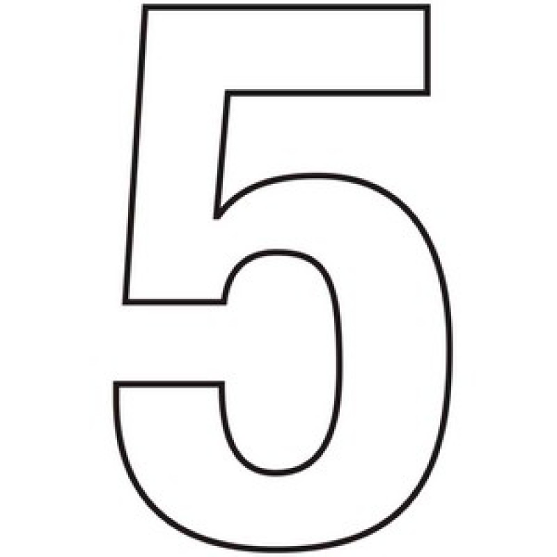 Number 5 Clipart