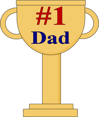 Number One Dad Trophy.