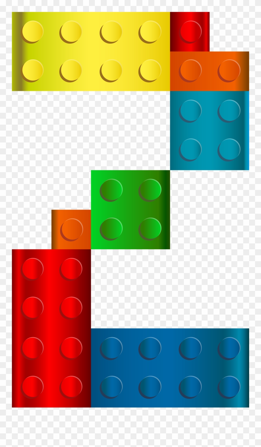 Lego Number Two Png Transparent Clip Art Imageu200b.