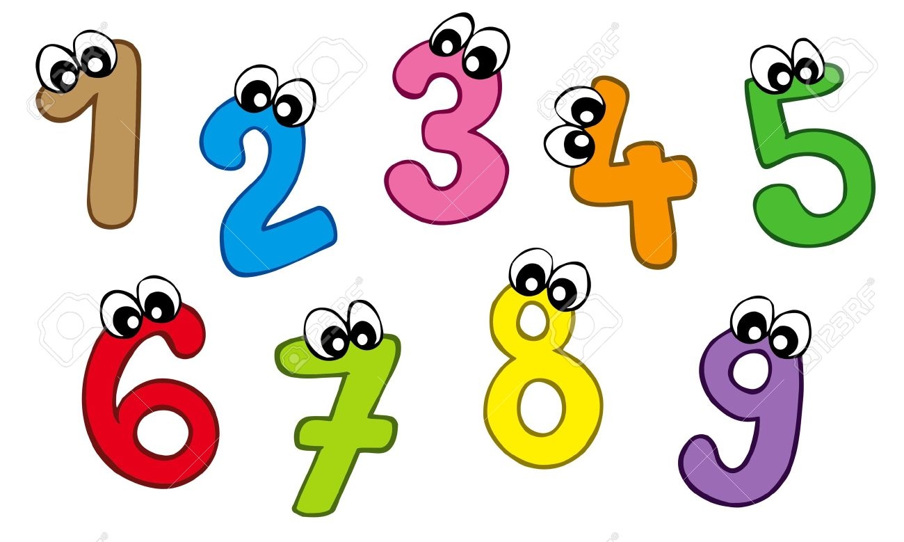 Numerical Numbers Clipart.