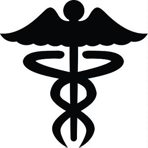 Nurse Logo Silhouette.