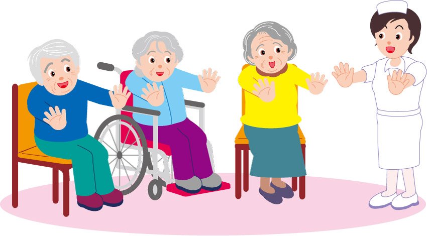 Old folks home clipart.