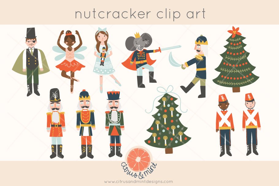 Nutcracker Ballet Silhouette Clip Art