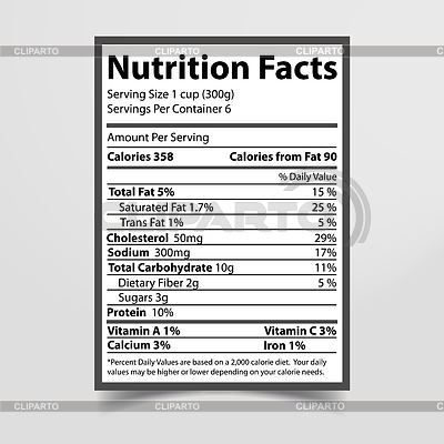 nutrition facts clipart 10 free Cliparts | Download images on ...