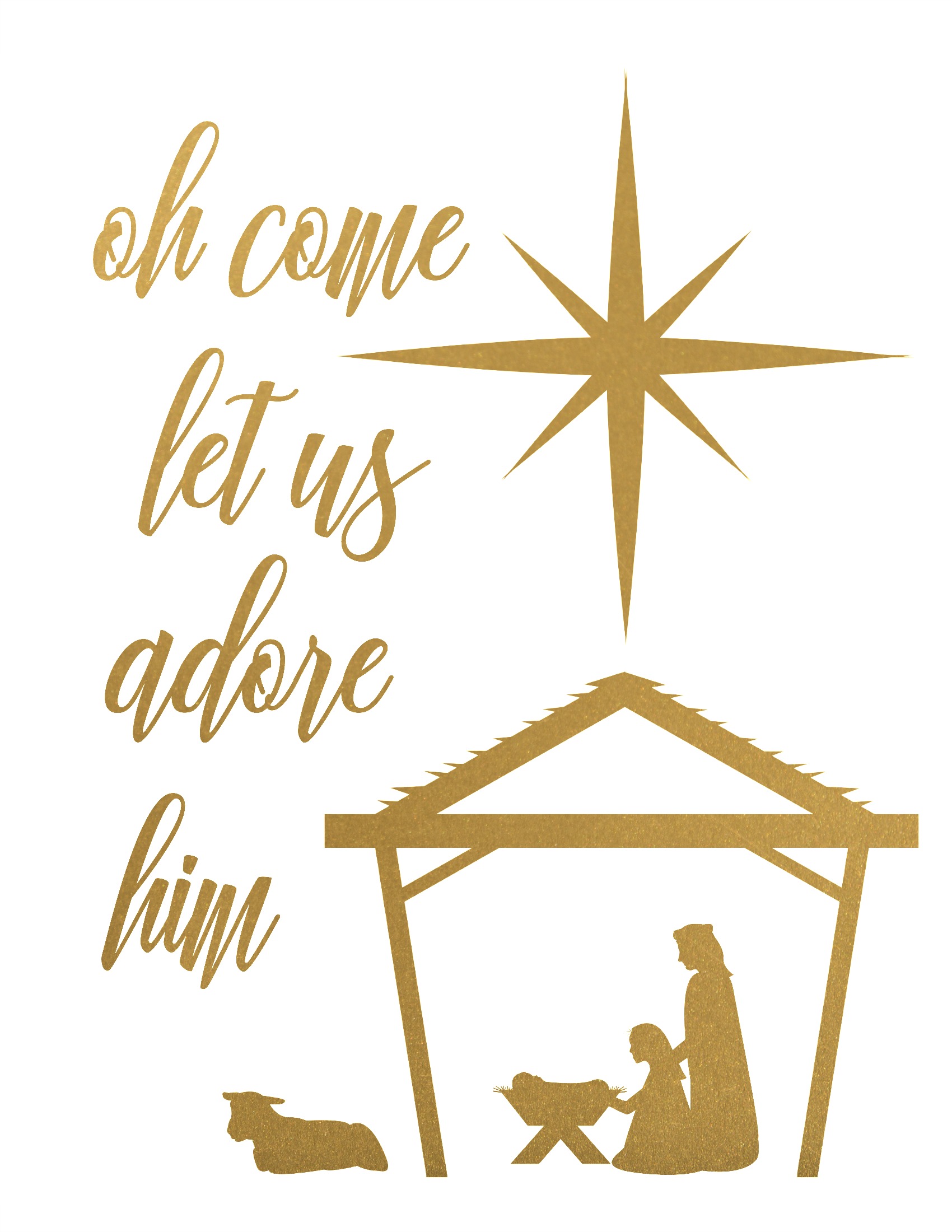 O Come Let Us Adore Him Clipart (113+ images in Collection.