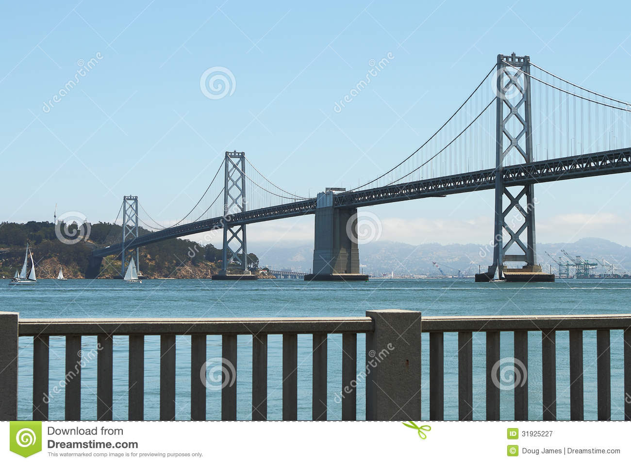 Oakland Bay Bridge San Francisco.