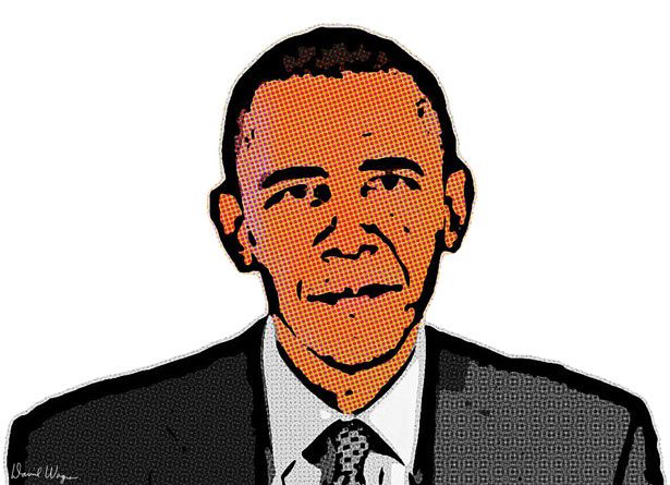 President Barack Obama Clip Art.