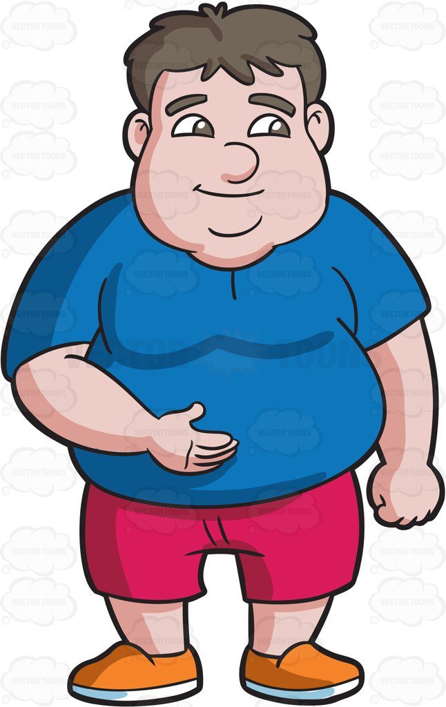Obese man clipart 9 » Clipart Portal.