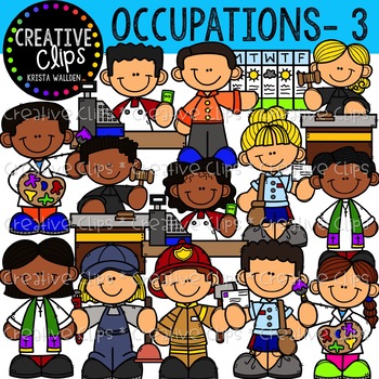 Occupation Clipart 3 {Creative Clips Clipart}.