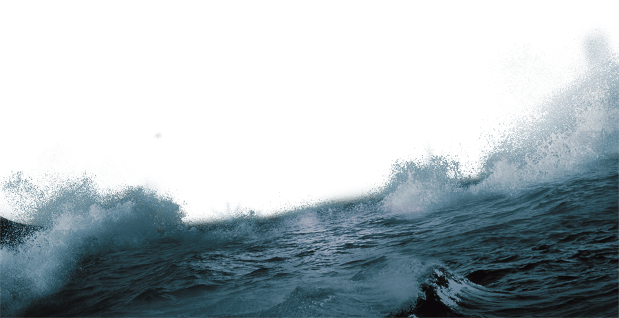 Ocean Waves transparent PNG.