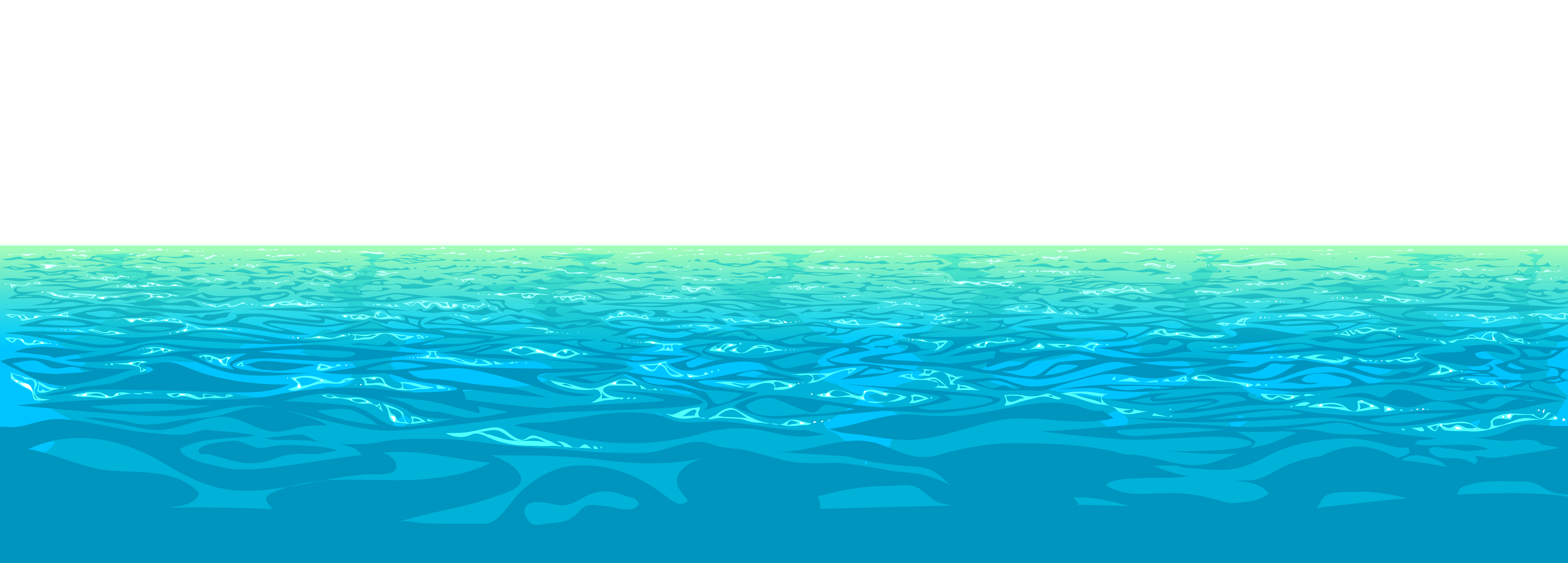 Sea Water PNG Clipart.