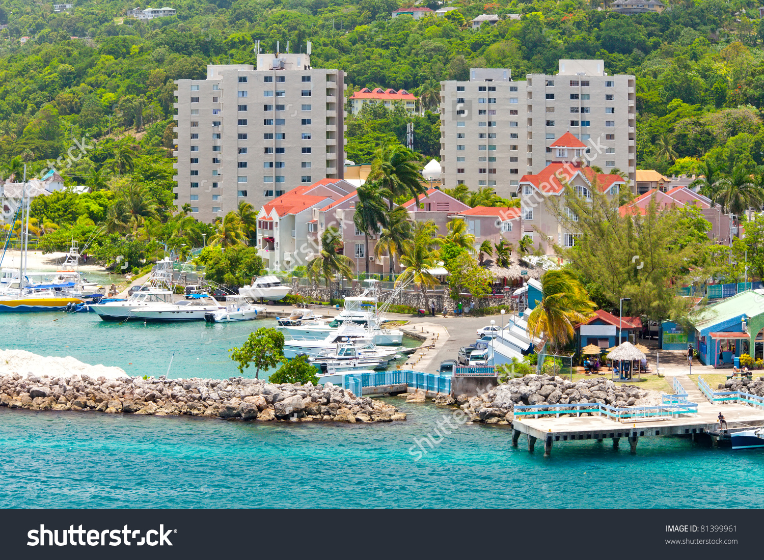 Town Center In Ocho Rios, Jamaica Stock Photo 81399961 : Shutterstock.