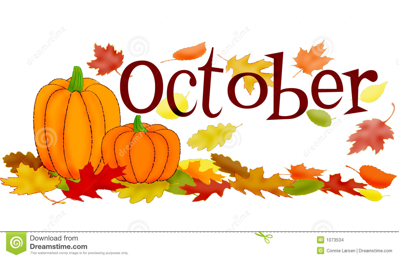 Month Of October Clipart.