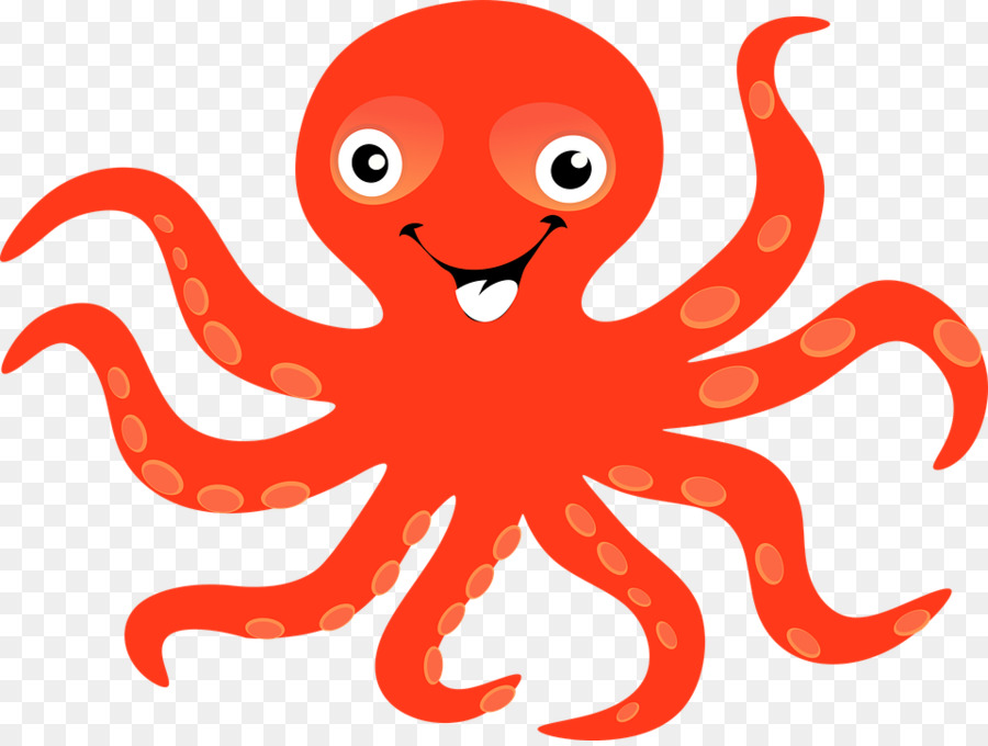 Octopus Cartoon clipart.
