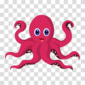 Octopus Clipart transparent background PNG cliparts free.
