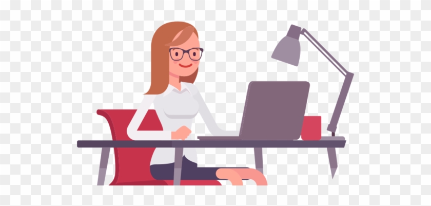 Office Management Clipart Woman Manager.