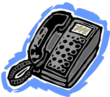Office Phone Clipart.