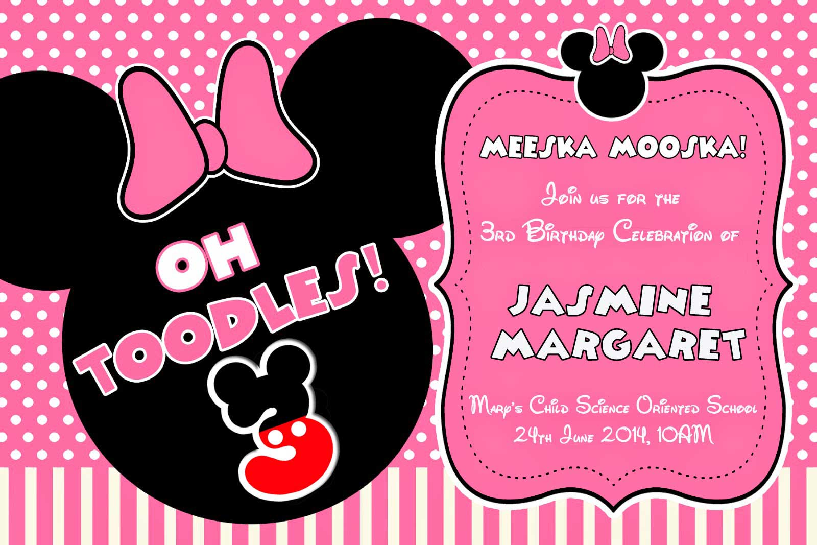 mickey mouse baby shower invitations 650*434.