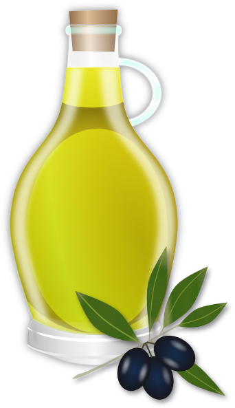 Olive Oil Cartoon.
