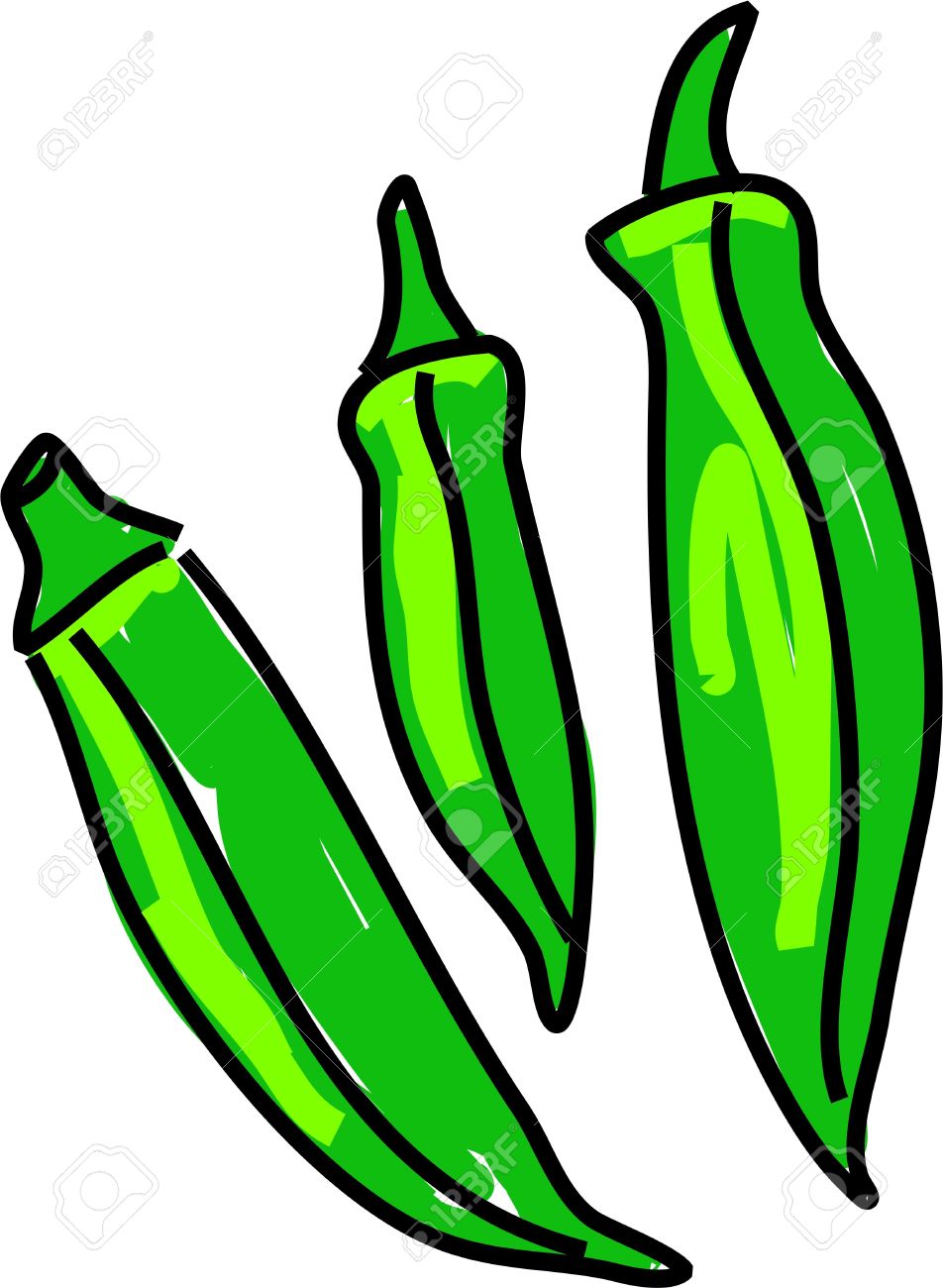 Okra Clipart.