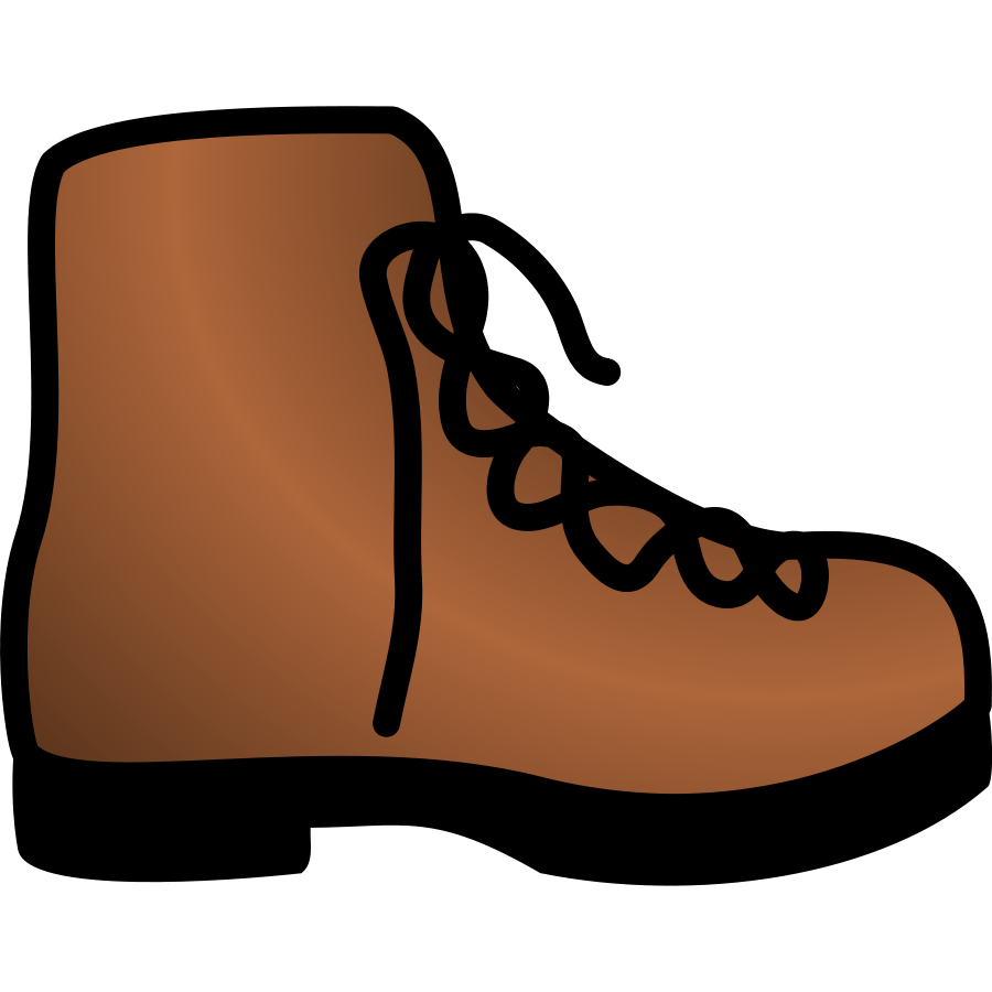 Old boot clipart.