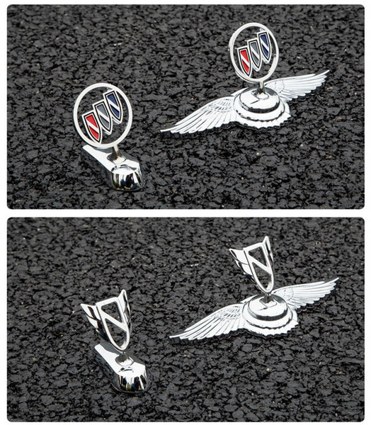 For Buick New Lacrosse Old Style LOGO Regal Auto Styling Front Hood Bonnet  Emblem Metal Badge Stickers Automobile Emblems Pictures Automobile Grill.