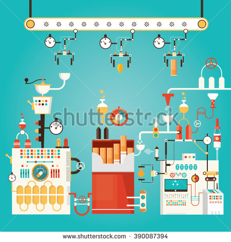 Cigarette Manufacturing Stock Photos, Royalty.