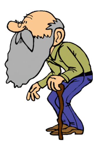 Old people clip art images illustrations photos.