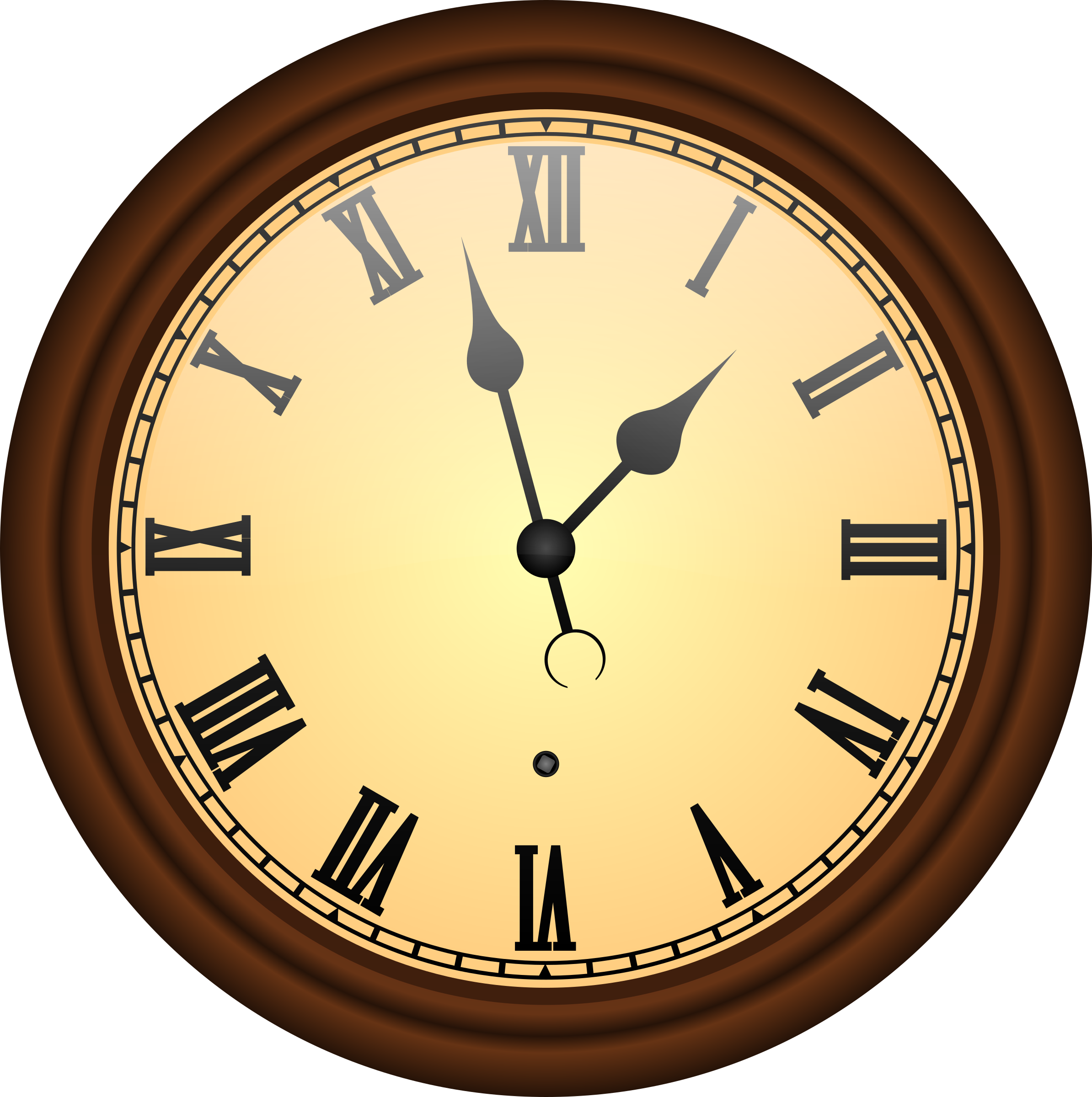 Clock Clip Art Black And White at gendarrenblog Blog