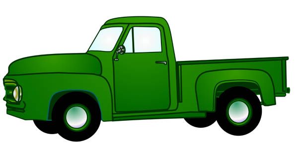 Ford Pickup Truck Clipart.