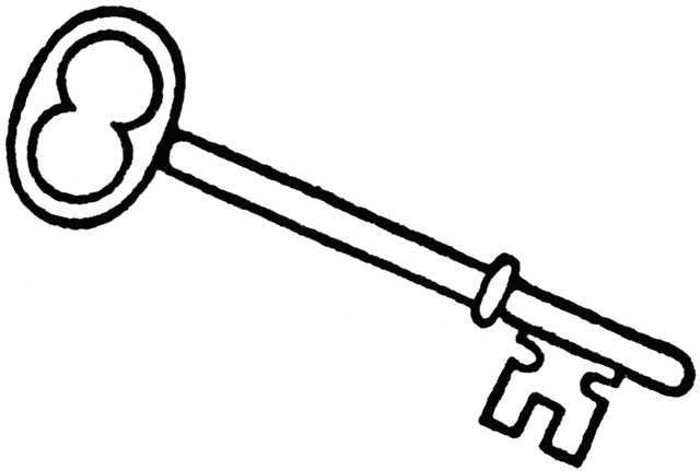 Old key clipart.