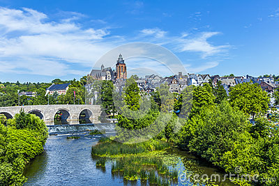 Old Bridge In Wetzlar, Germany Royalty Free Stock Images.
