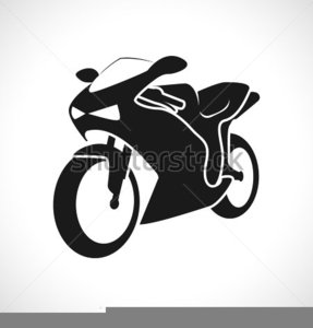 Old Man On Motorcycle Clipart.