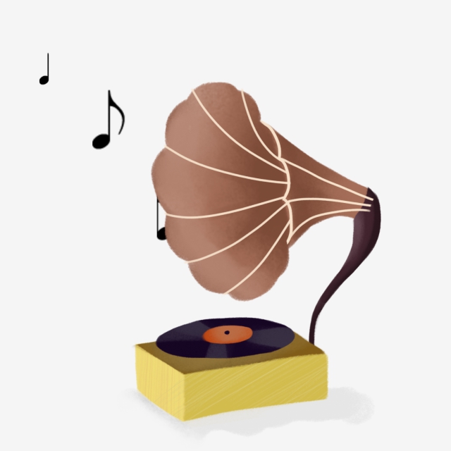 Phonograph Retro Vinyl Record Player Bluetooth Audio, Old.