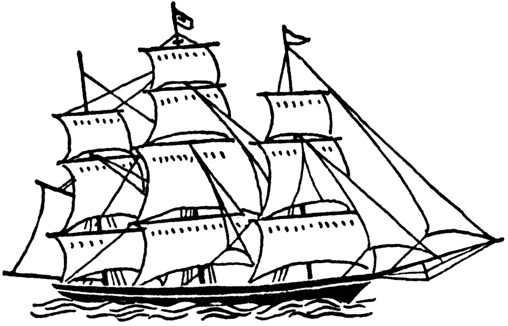 Sailing Ships Clipart Onlinelabels Clip Art Bodaswasuas