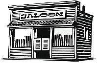 Old Western Saloon Clipart.
