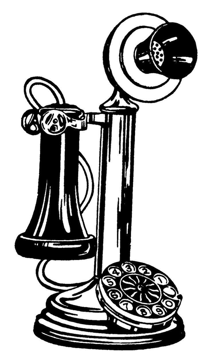 Old Telephone Clipart.