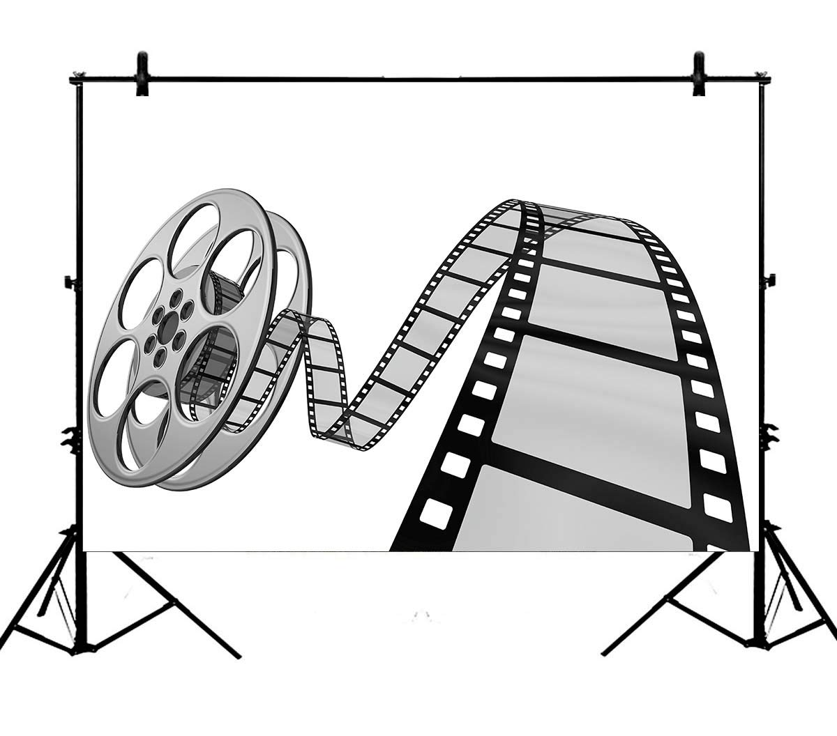 Amazon.com : 7x5ft Old Time Movie Camera Clip Art Movie Reel.