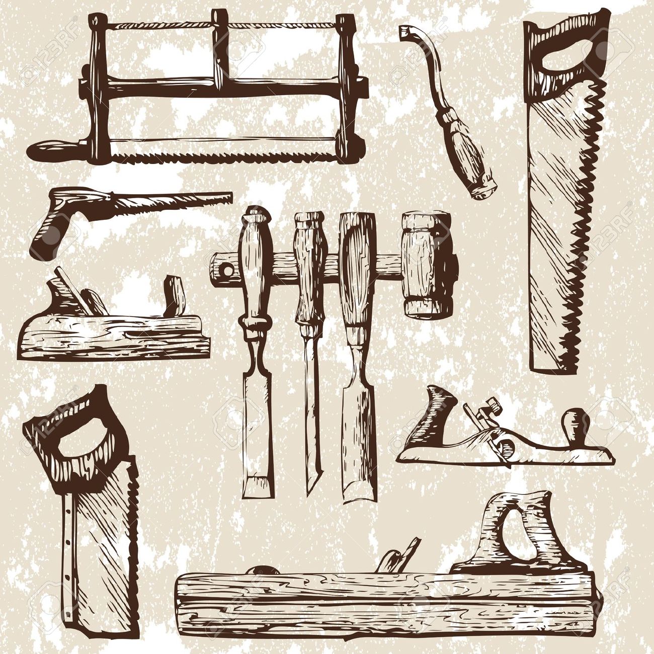Old tools clipart - Clipground