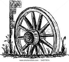Free Pioneer Quote + Free Wagon Wheel Clip Art.