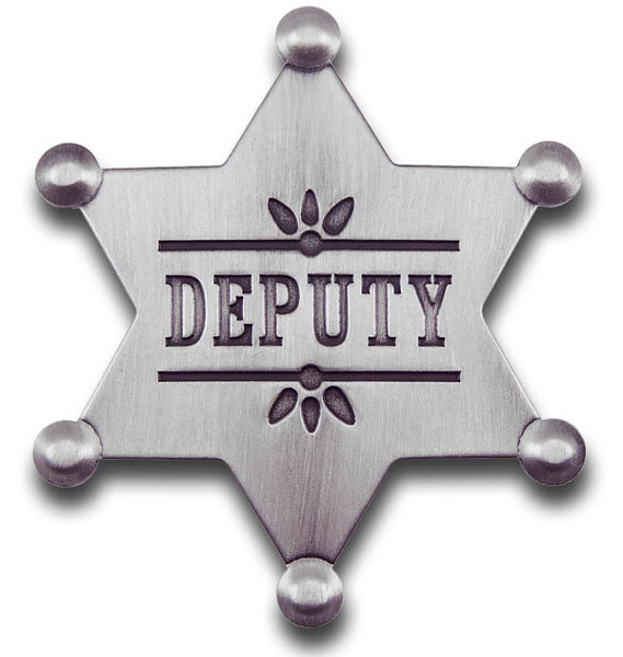 Western Sheriff Badge Clip Art
