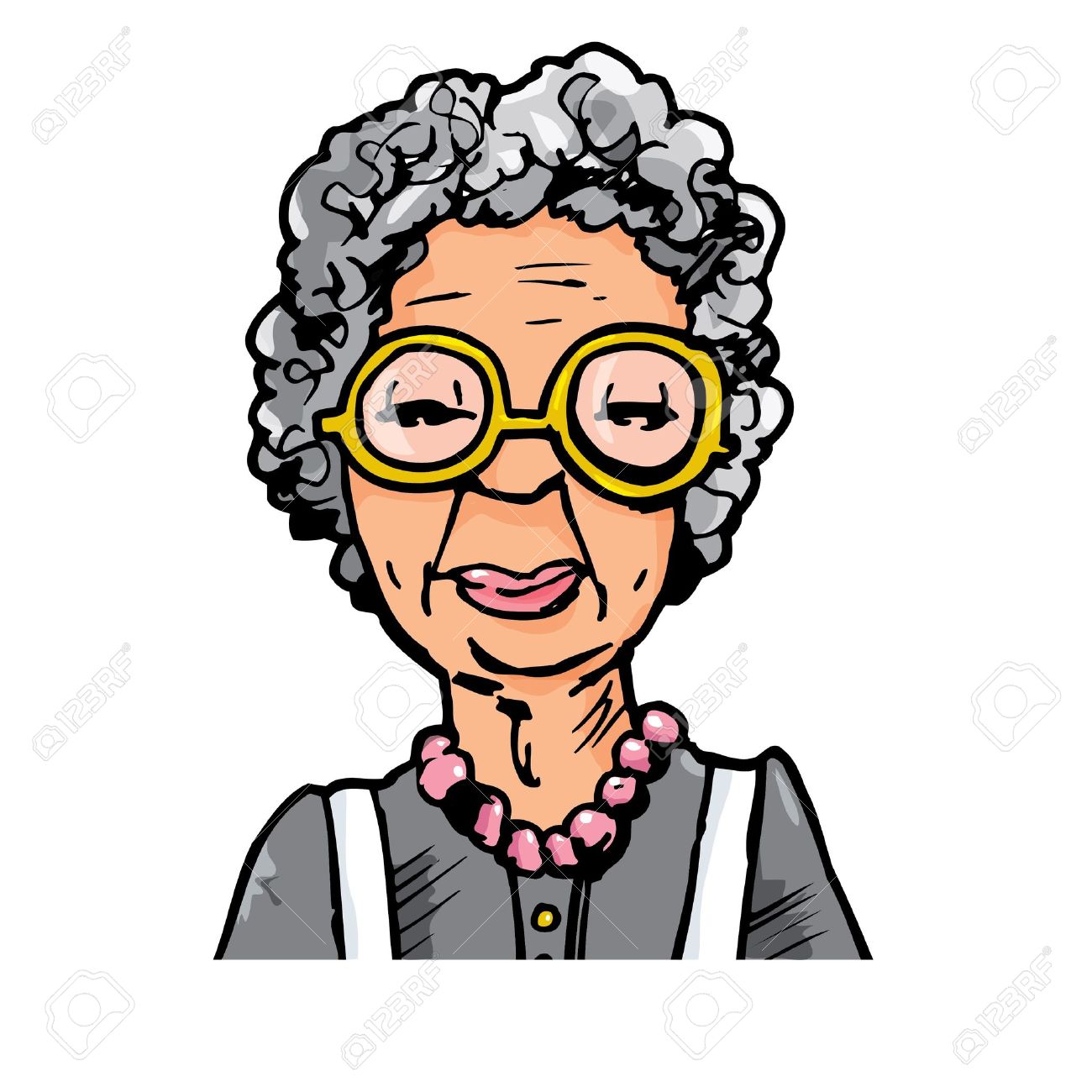 Old woman clipart.