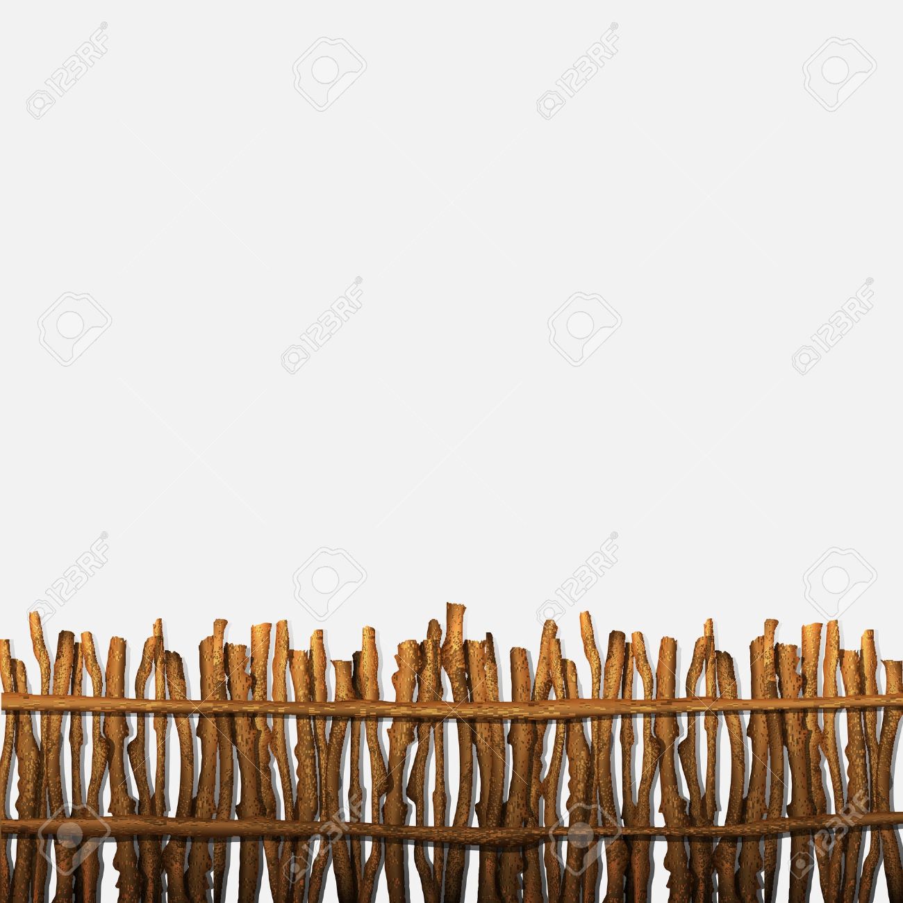 Rustic Fence Royalty Free Cliparts, Vectors, And Stock.
