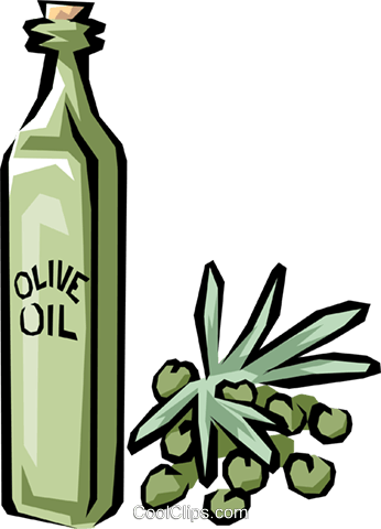 Olive oil Royalty Free Vector Clip Art illustration.