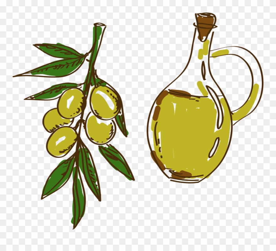 Olive Oil Painted Transprent Png Free Download.