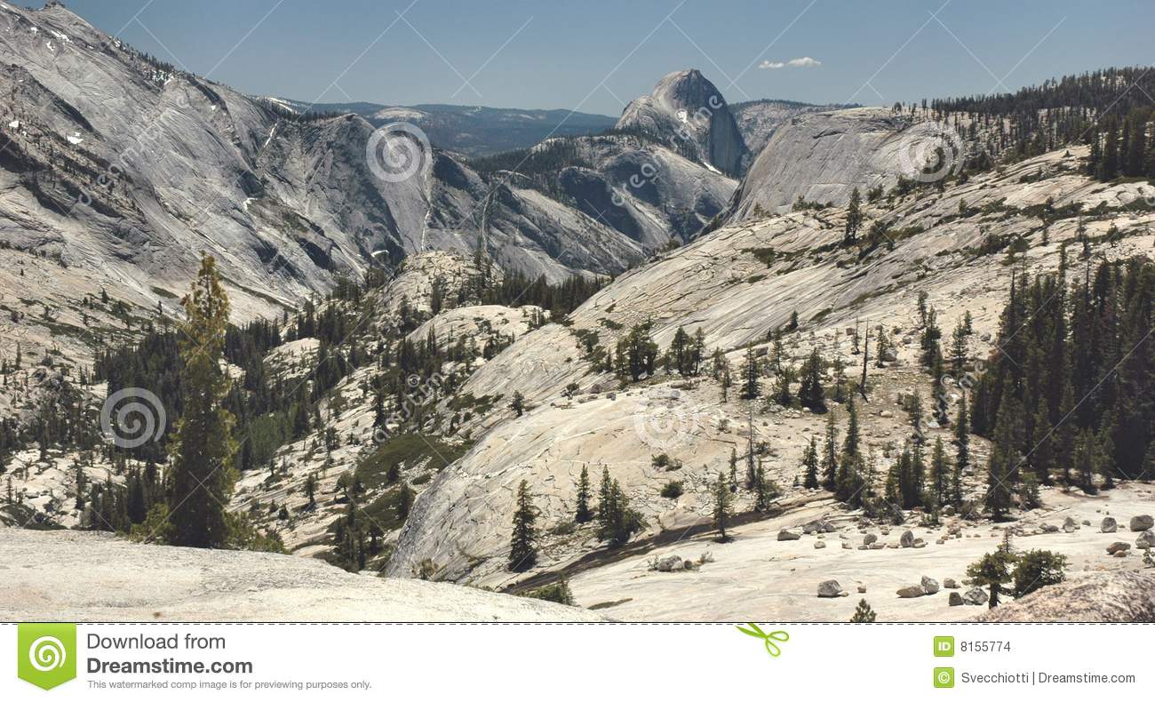 Olmsted Point Yosemite Royalty Free Stock Photos.
