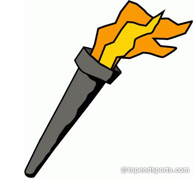 Olympic Torch 2014 Clipart.
